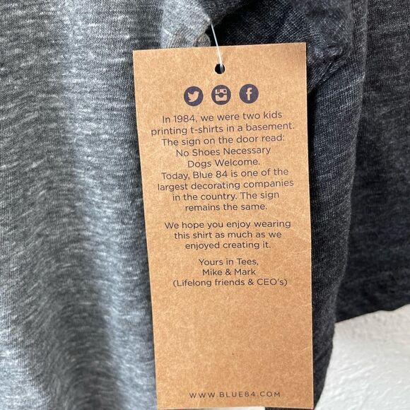 NWT Custom Print Blue 84 Seattle Sonics Throw Back T-Shirt Size Large or Small - Picture 4 of 5